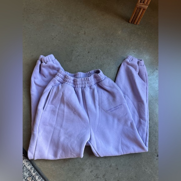 Comfrt purple pastel sweatpants Xs - Picture 1 of 1